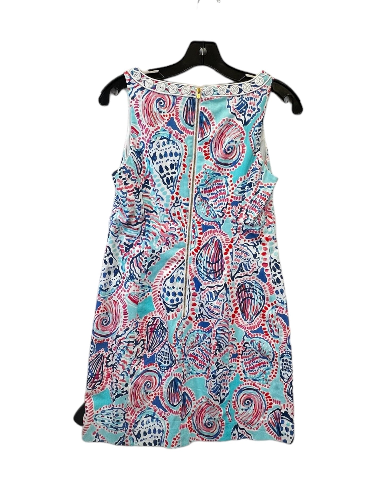 Blue & Pink Dress Casual Midi Lilly Pulitzer, Size 0