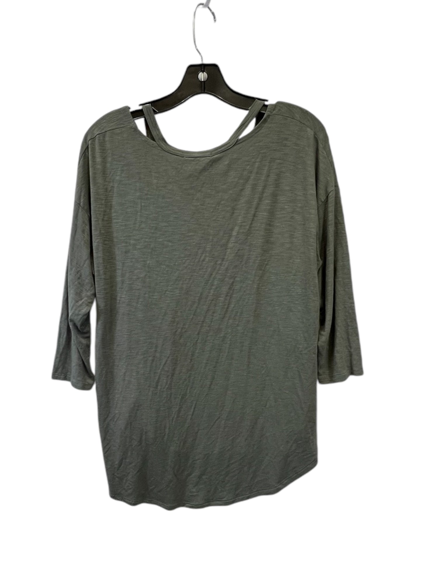 Top 3/4 Sleeve Basic By Matty M In Green, Size: S