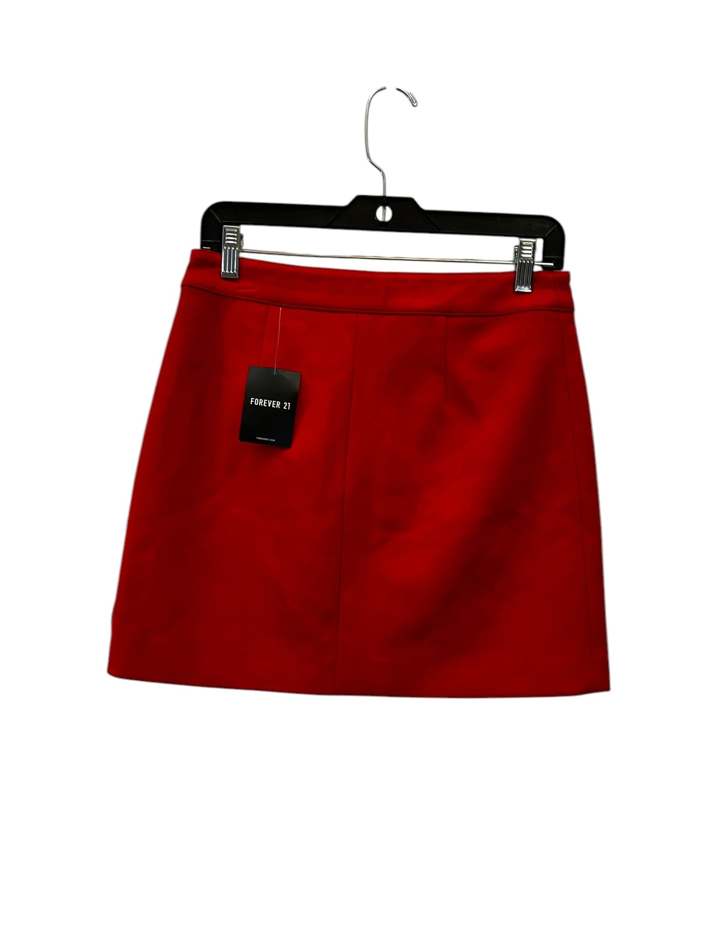 Skirt Mini & Short By Forever 21 In Red, Size: M