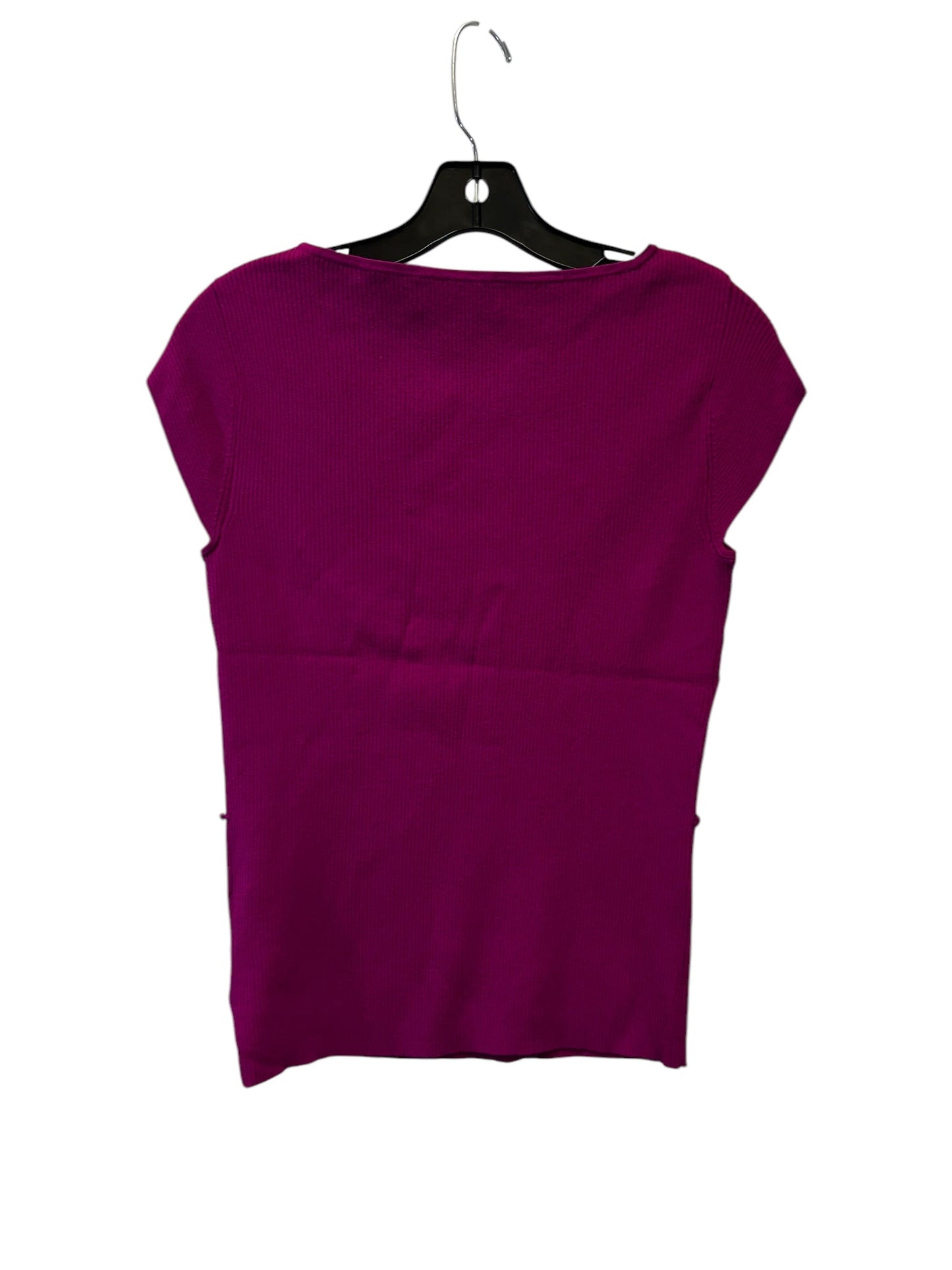 Top Short Sleeve By Jones New York In Purple, Size: S