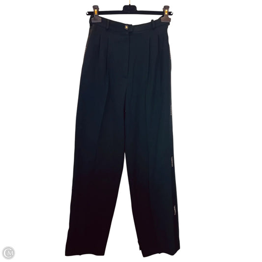 FLASH 25% off - Pants Luxury Designer By Chanel In Black, Size: 6