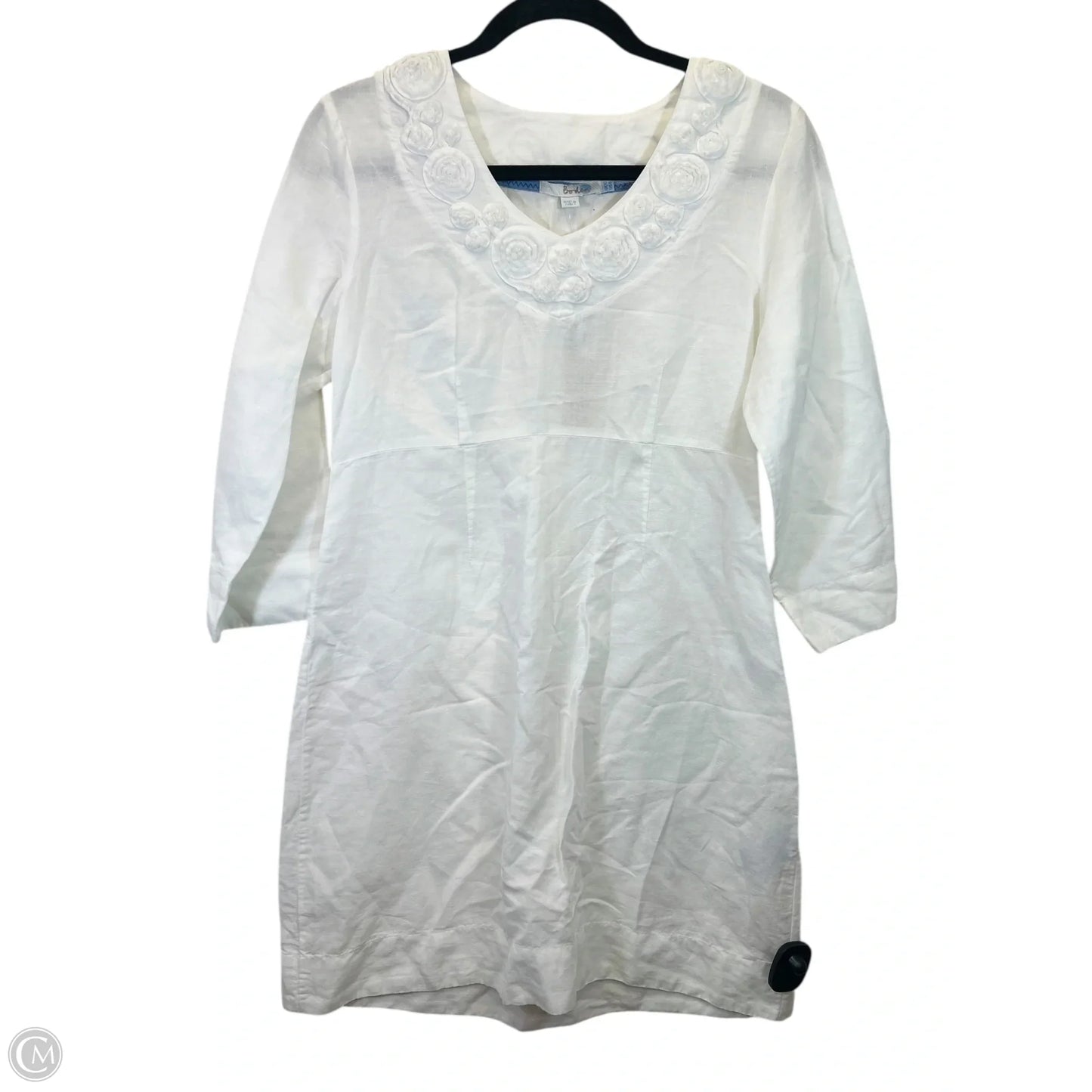 Dress Designer By Boden In White, Size: 6