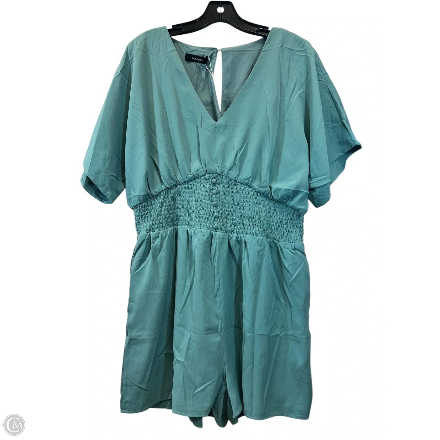 Romper By Dokotoo In Teal, Size: Xl