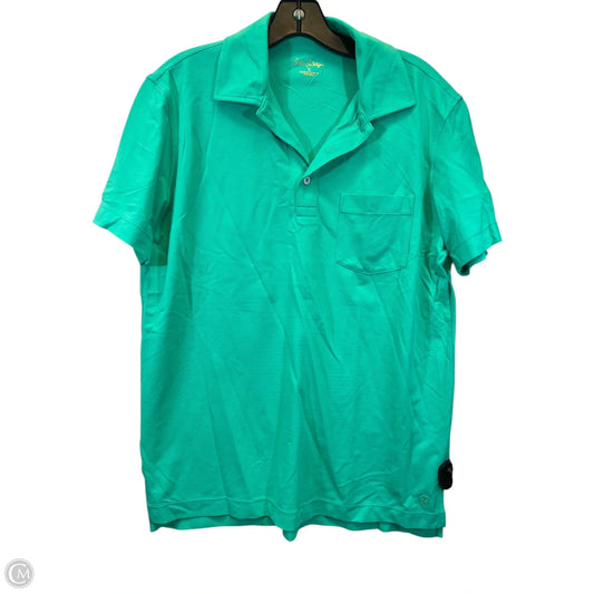 Top Short Sleeve By Lilly Pulitzer In Green, Size: M