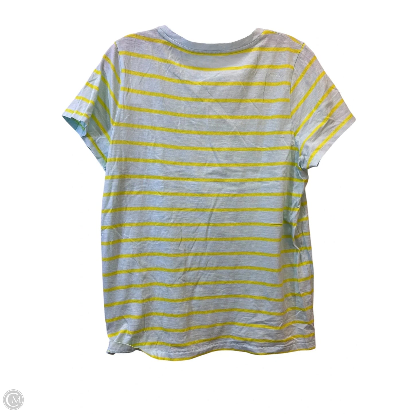 Top Short Sleeve By J. Crew In Blue & Green, Size: L