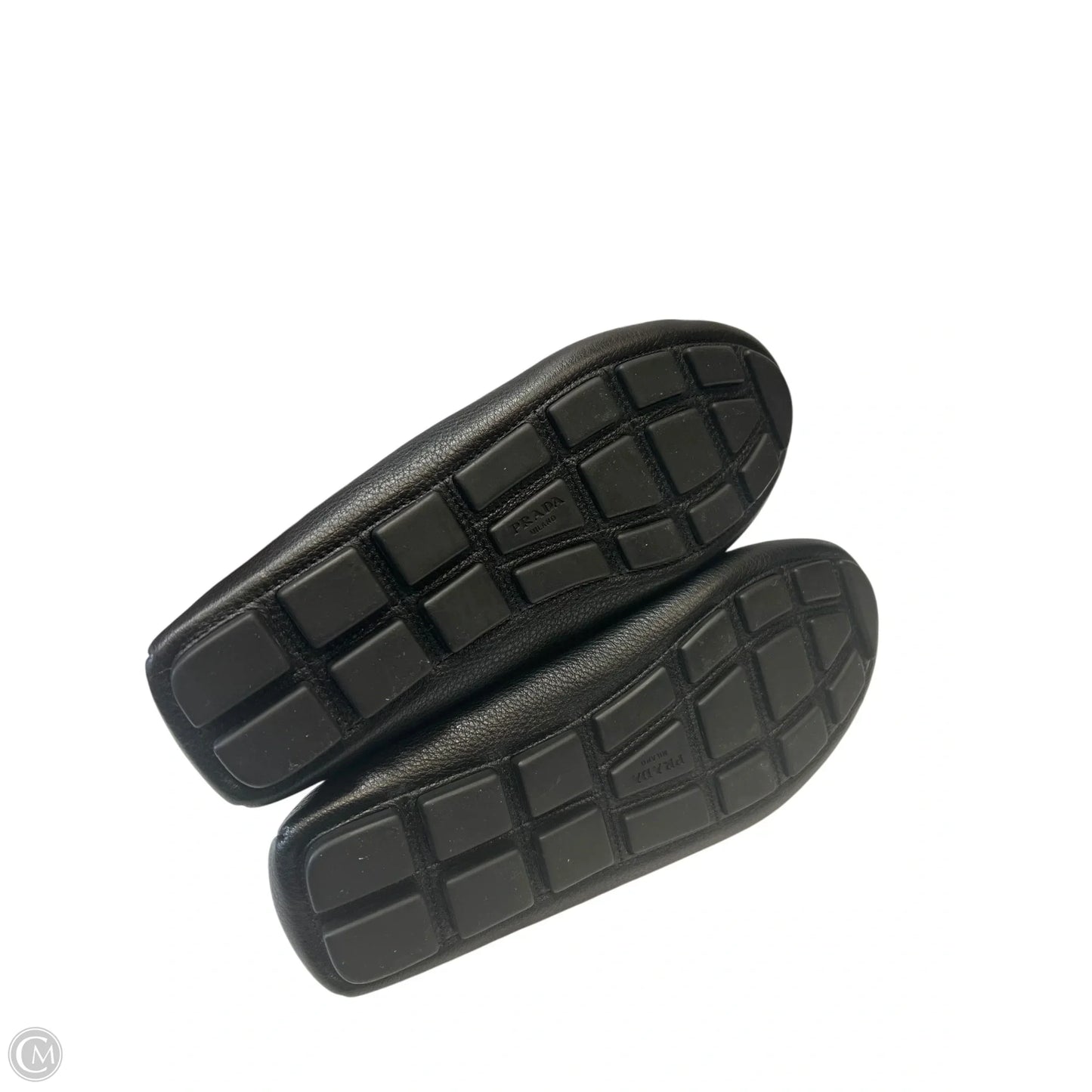 Shoes Luxury Designer By Prada In Black, Size: 7.5