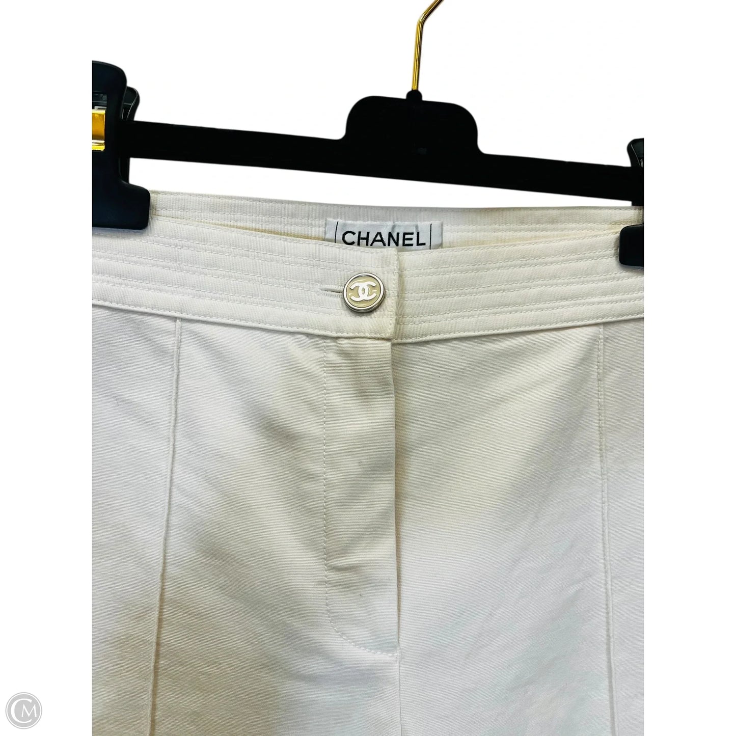 FLASH 25% off - Pants Luxury Designer By Chanel In White, Size: 8
