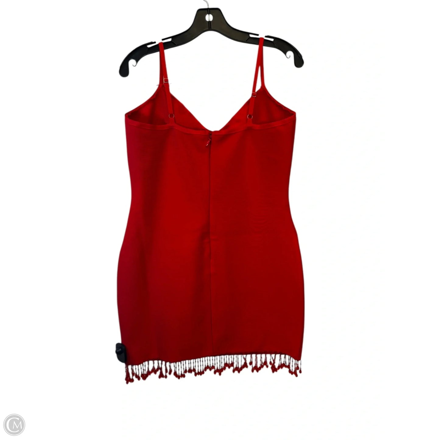 Dress Party Midi By Fashion Nova In Red, Size: Xl