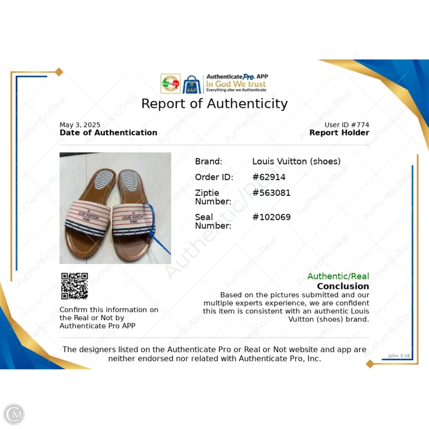 Sandals Luxury Designer By Louis Vuitton In Blue & Red & White, Size: 7