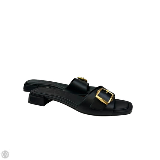 Sandals Luxury Designer By Jimmy Choo In Black, Size: 9.5