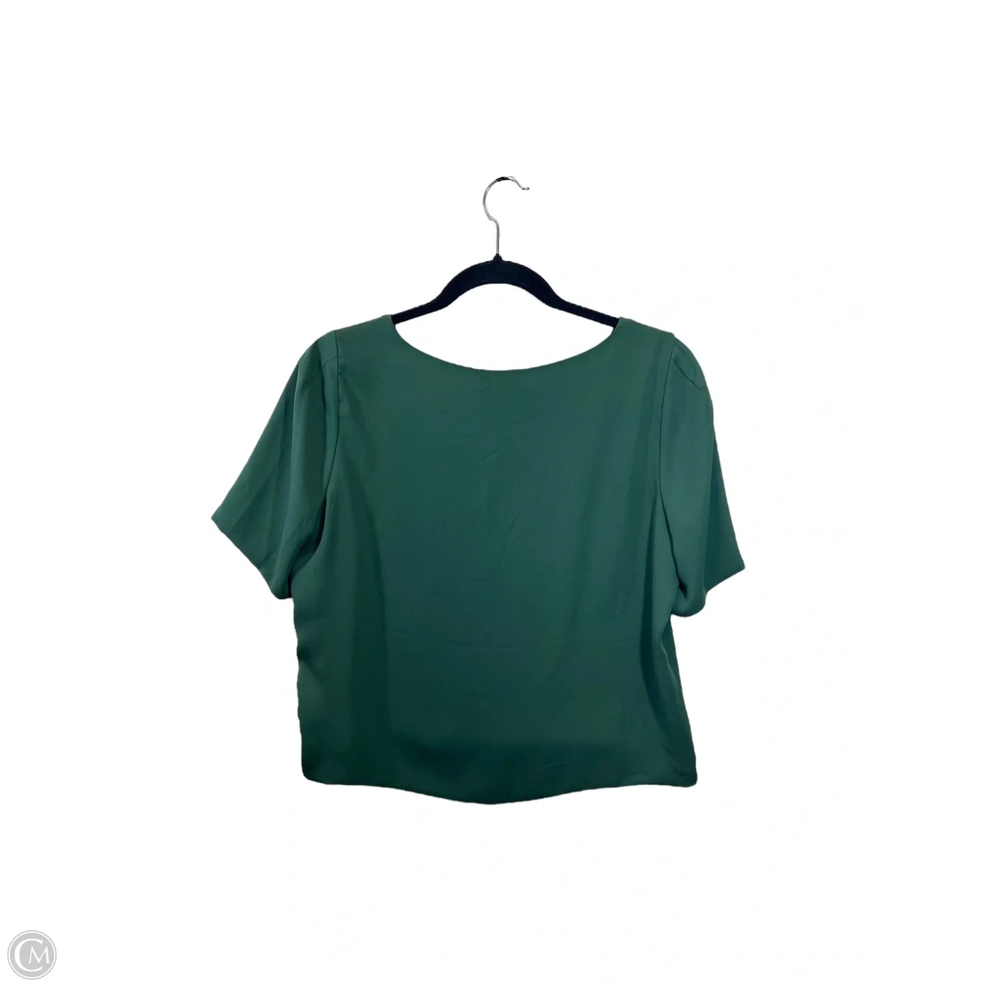Top Short Sleeve Designer By Babaton In Green, Size: S