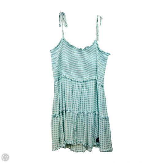 Dress Casual Midi By Wild Fable In Green & White, Size: 3x