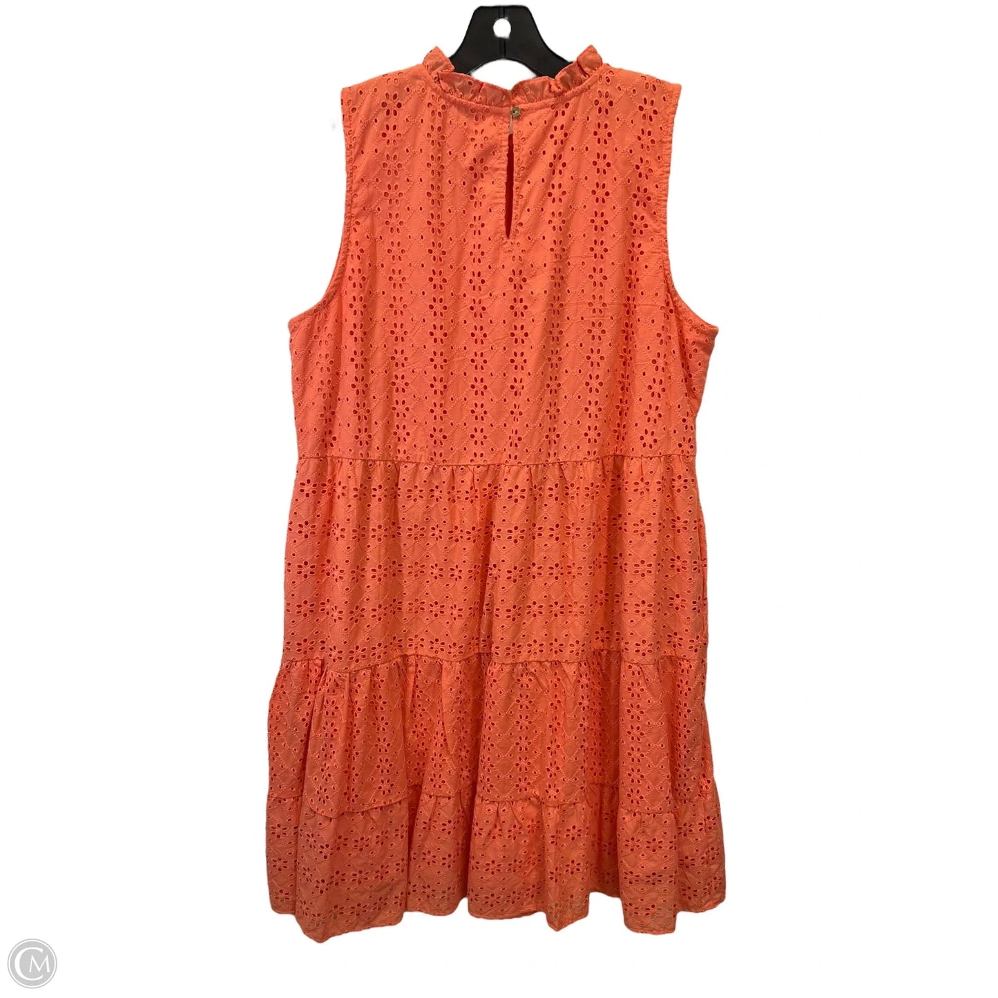 Dress Casual Midi By Loft In Orange, Size: L