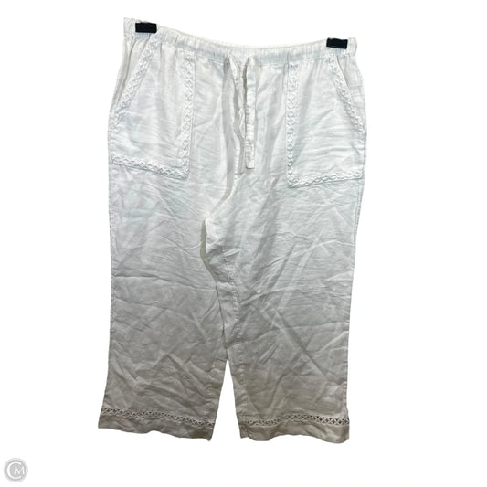 Pants Designer By Joie In White, Size: Xl