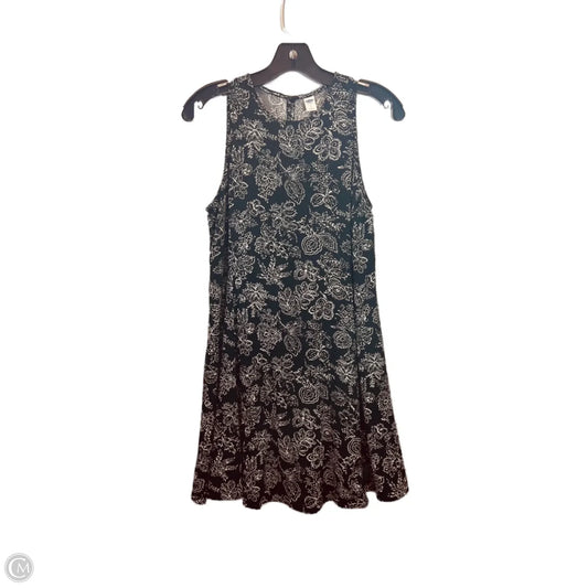 Dress Casual Midi By Old Navy In Black & White, Size: S