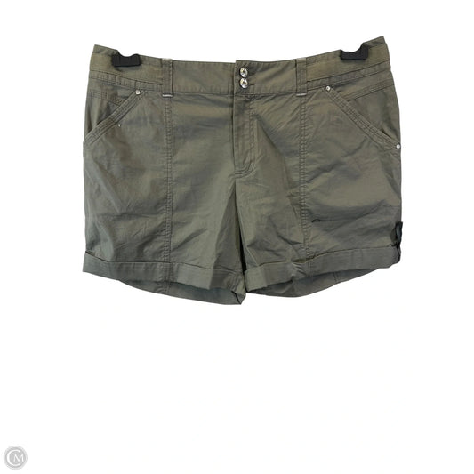 Shorts By Inc In Green, Size: 12
