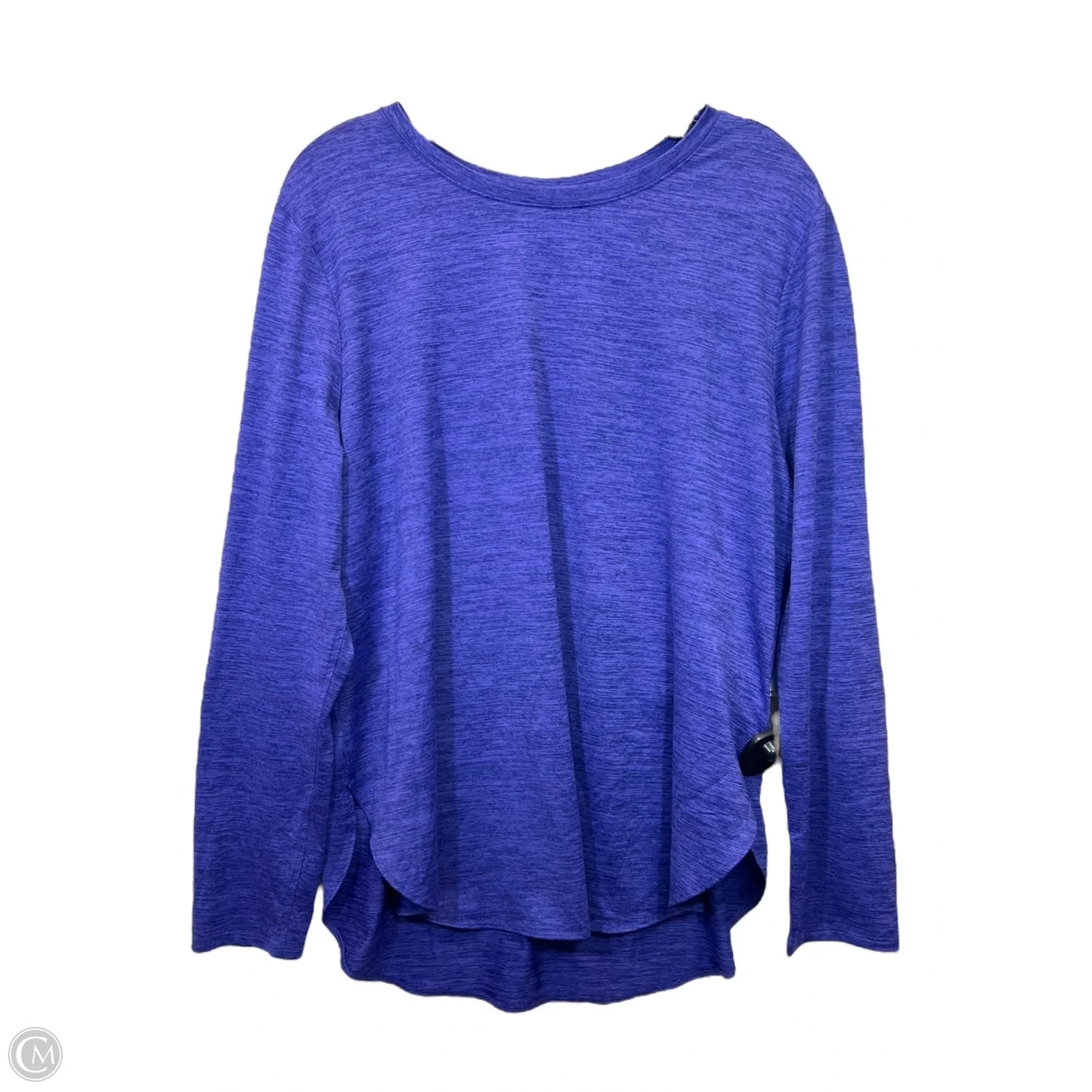 Top Long Sleeve By Skechers In Purple, Size: L