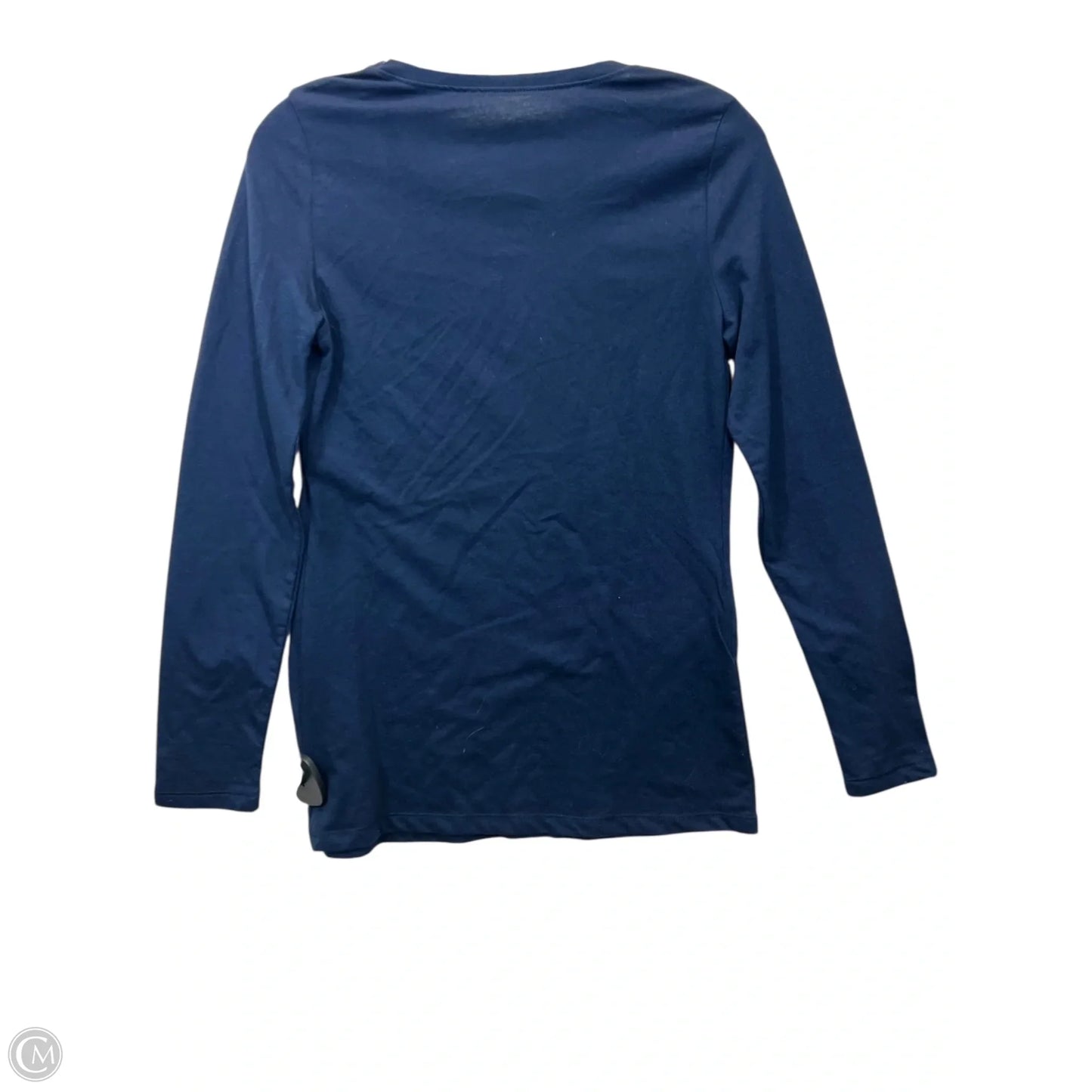 Top Long Sleeve Basic By No Boundaries In Navy, Size: M