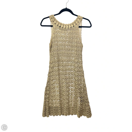 Dress Designer By Diane Von Furstenberg In Gold, Size: S