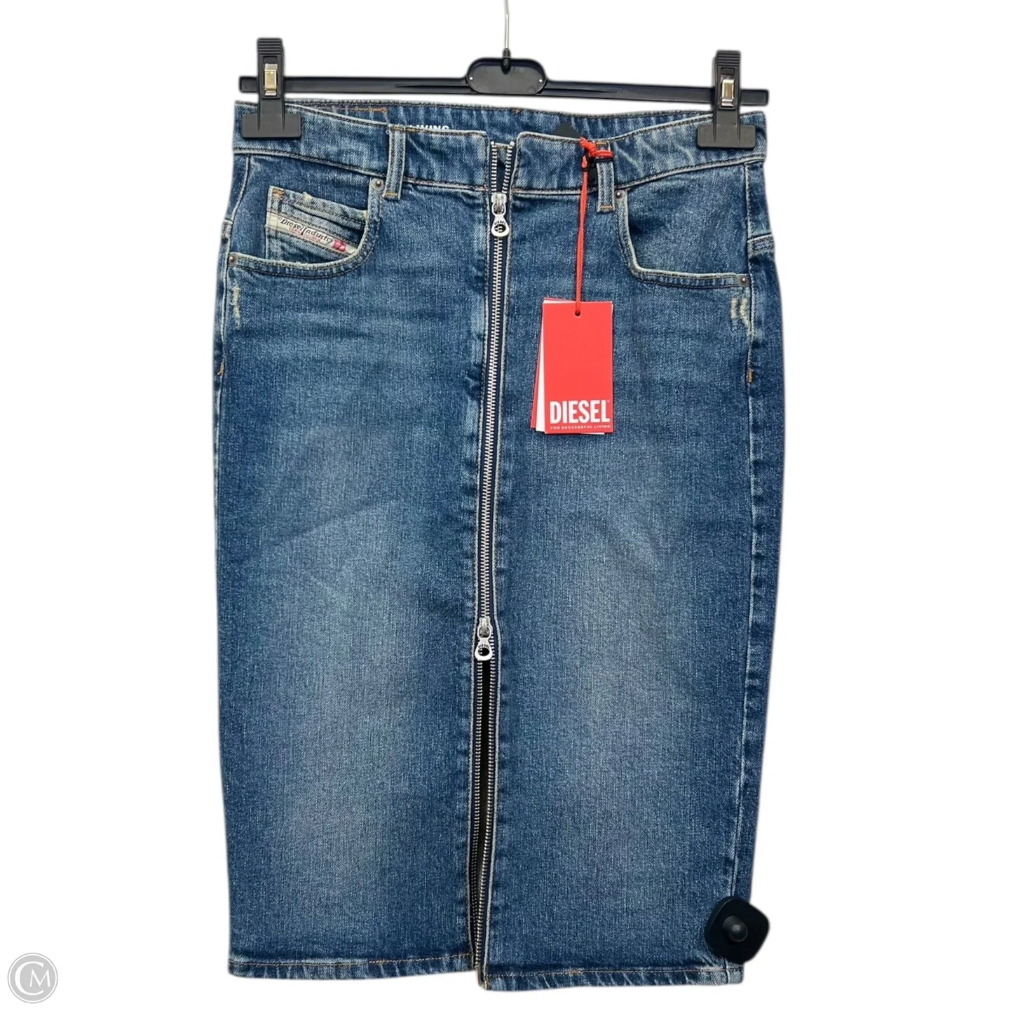 Skirt Maxi By Inc In Blue Denim, Size: Xs