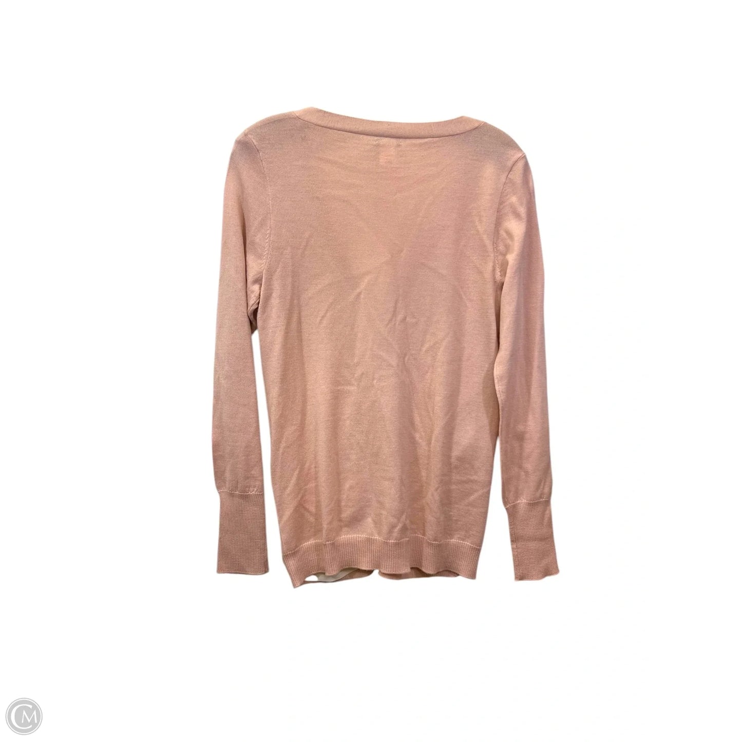 Sweater Cardigan By J. Crew In Peach, Size: M