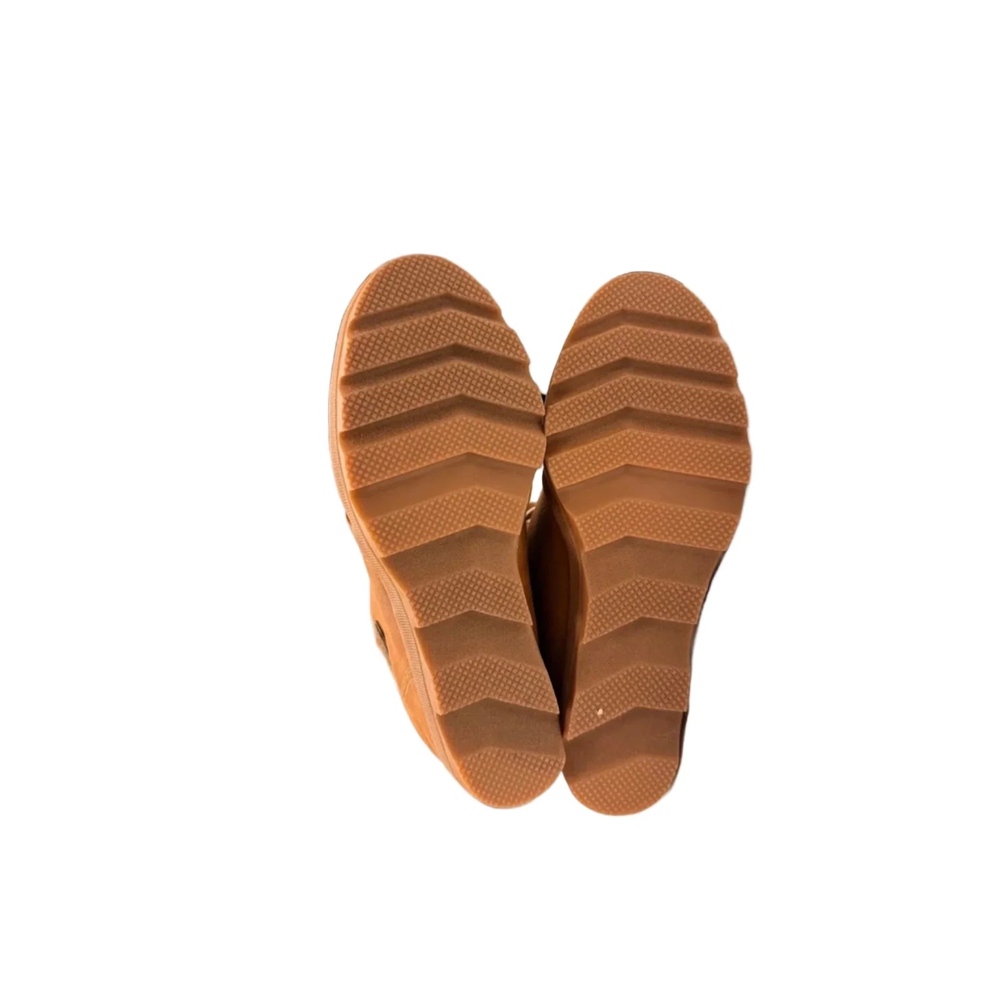 Boots Ankle Heels By Lugz In Tan, Size: 6.5