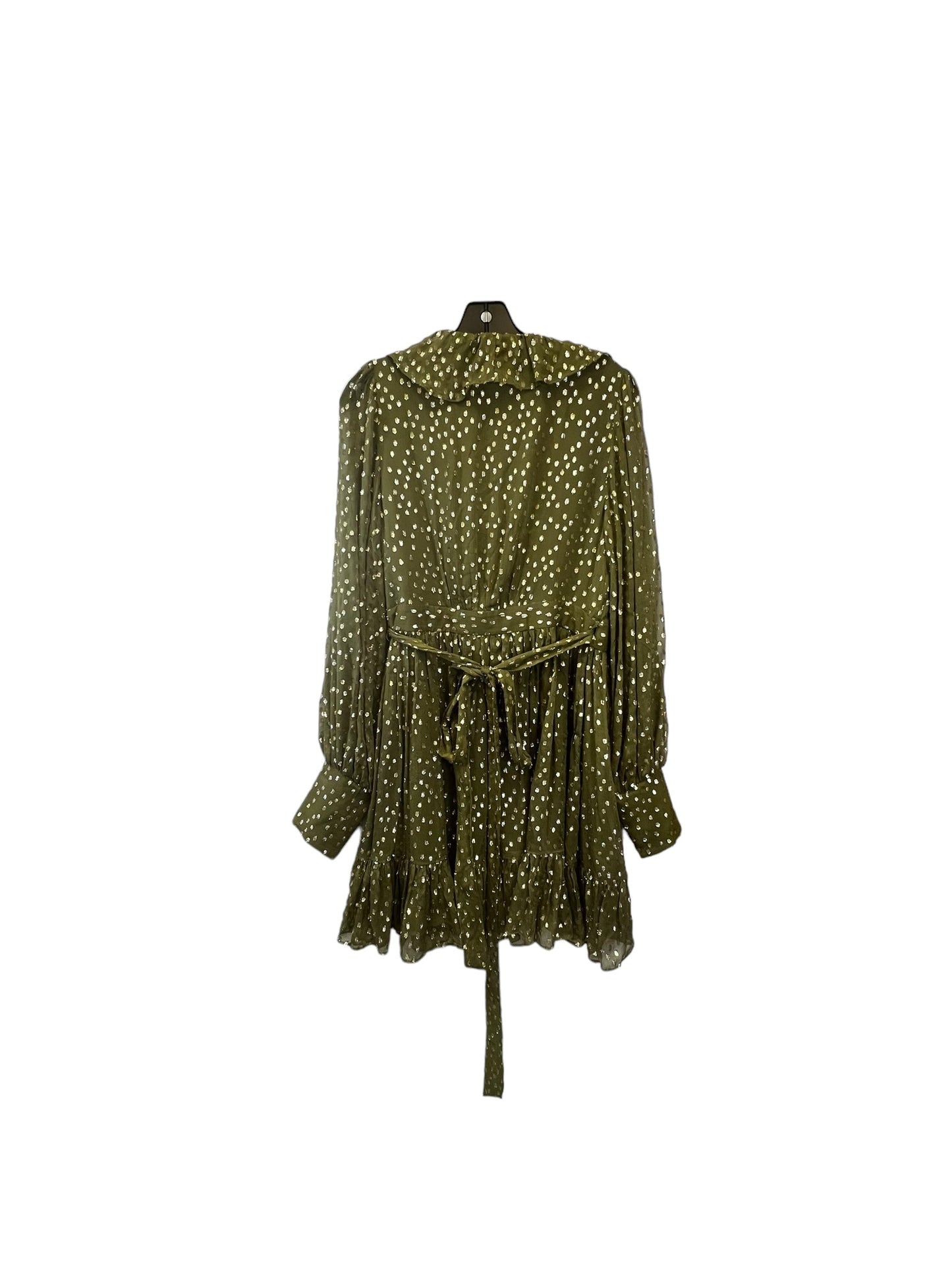 Gold & Green Dress Designer Zimmermann, Size S