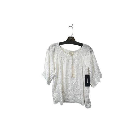 White Top Short Sleeve Lovestitch, Size M