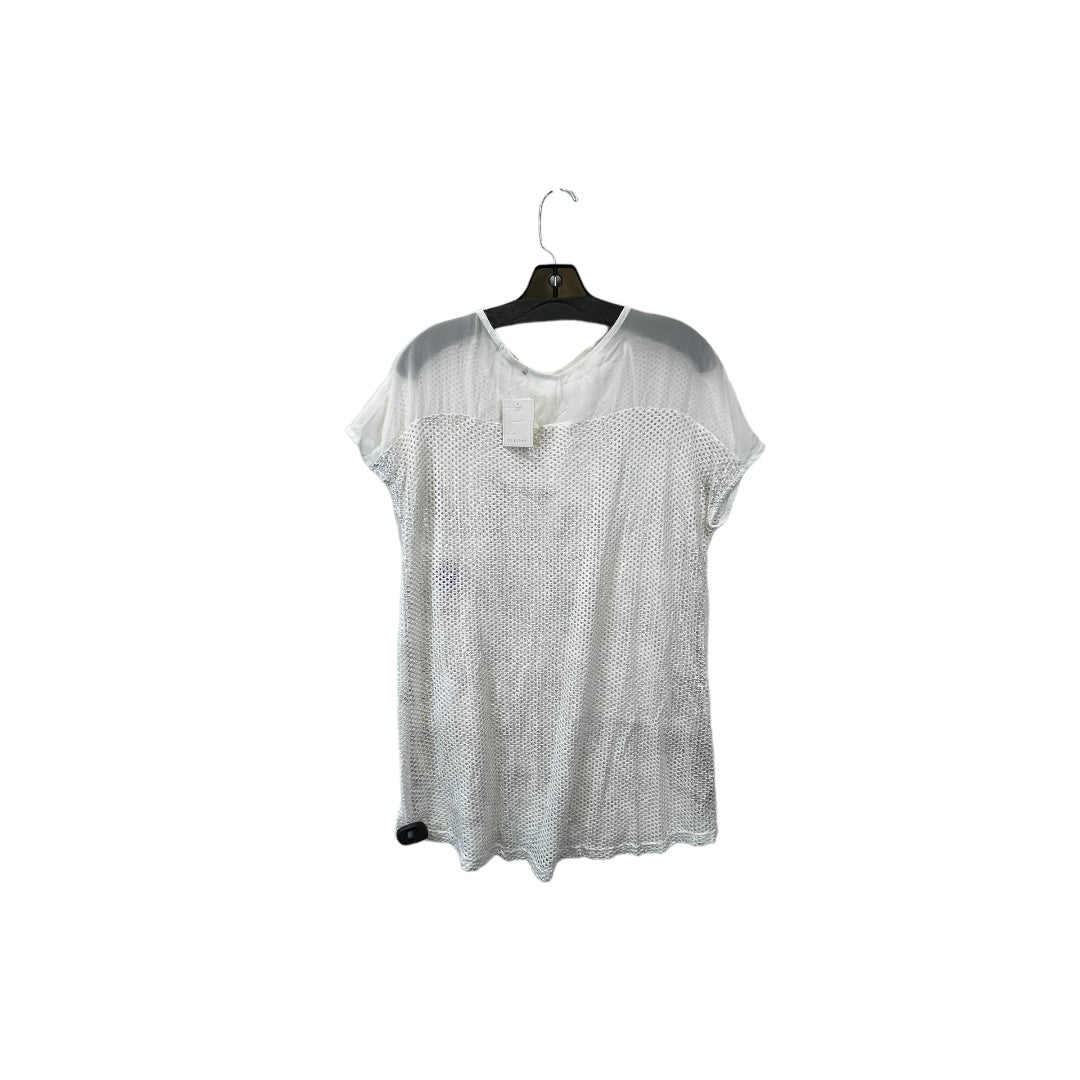 White Top Short Sleeve Pleione, Size S