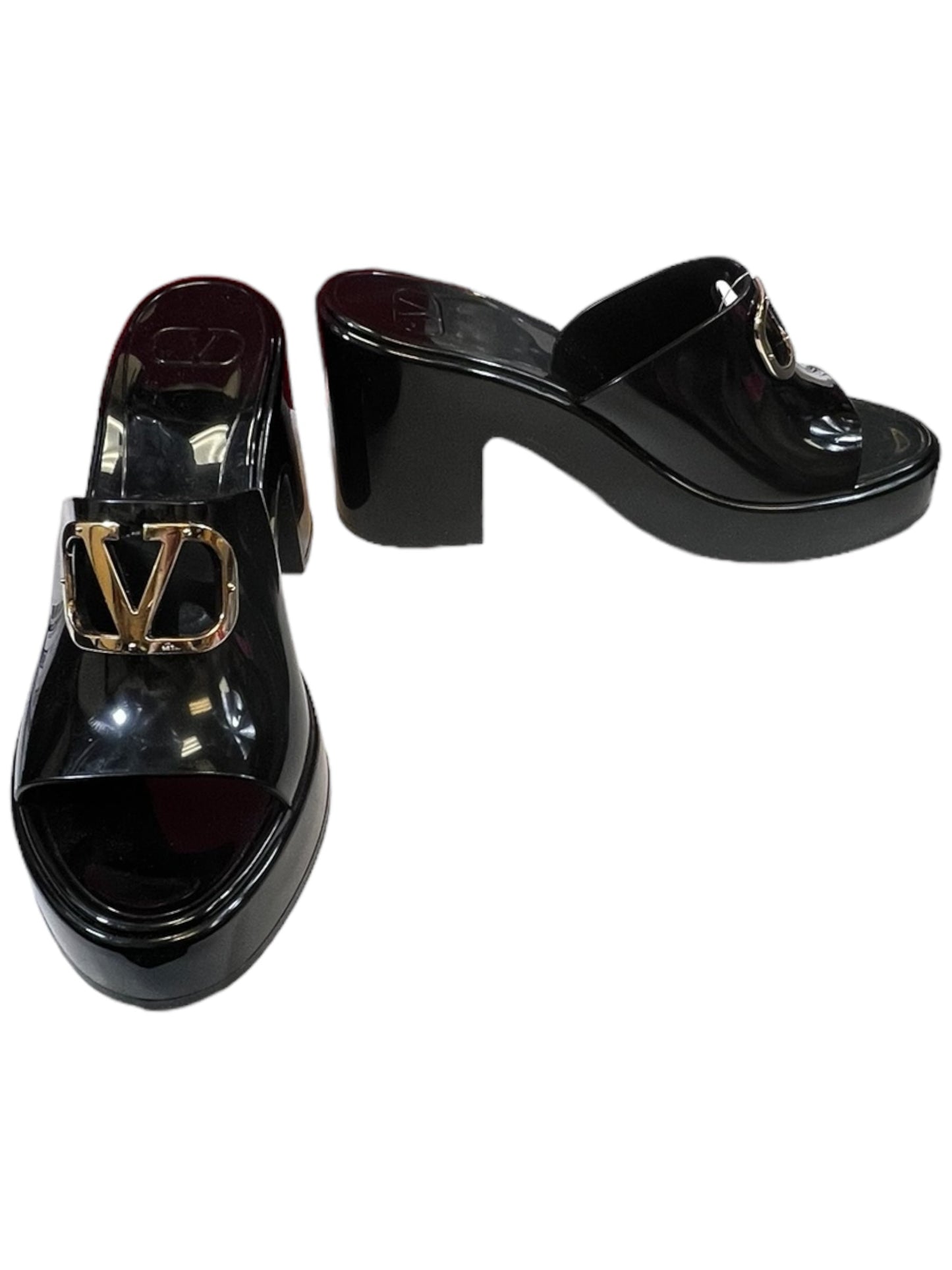 Black Shoes Luxury Designer Valentino-garavani, Size 10