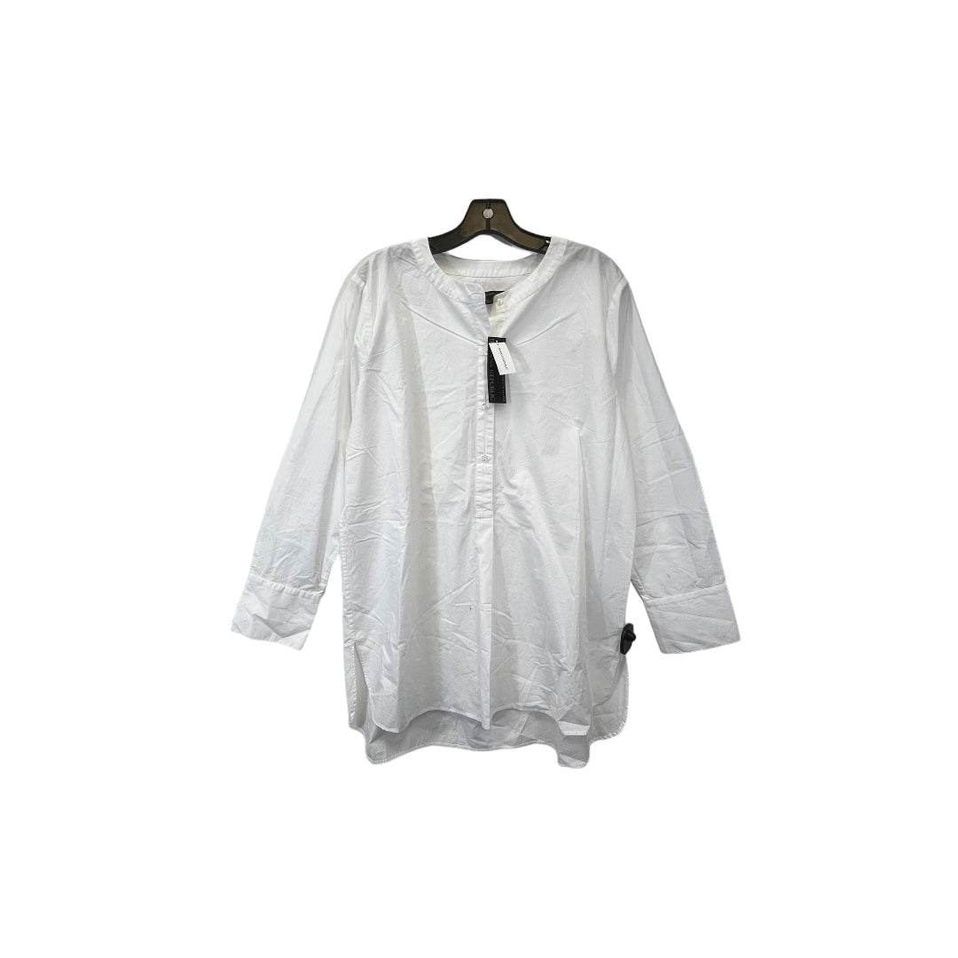 White Tunic Long Sleeve Banana Republic, Size L