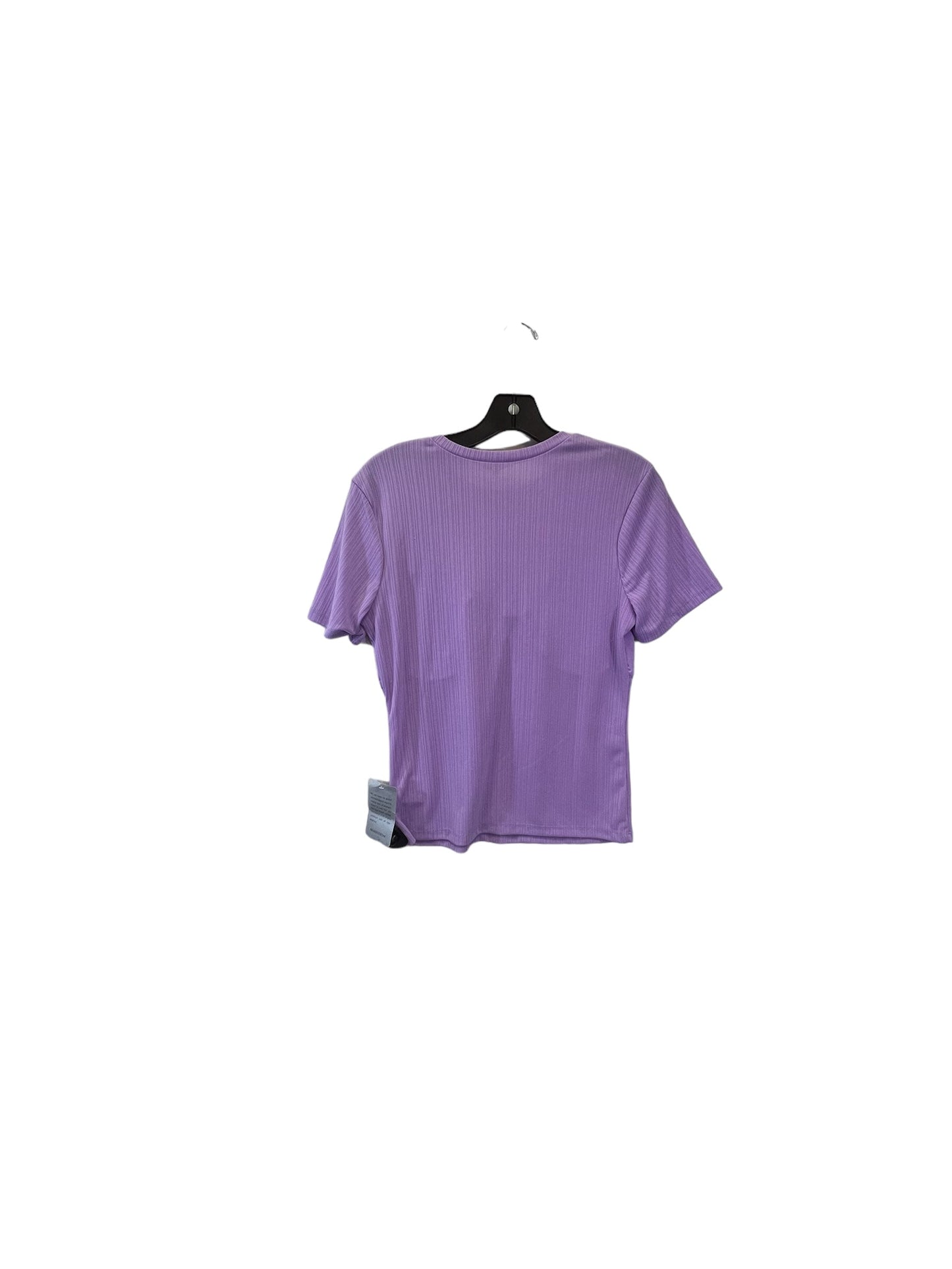 Purple Top Short Sleeve Cmc, Size L