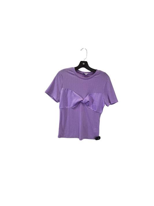 Purple Top Short Sleeve Cmc, Size L