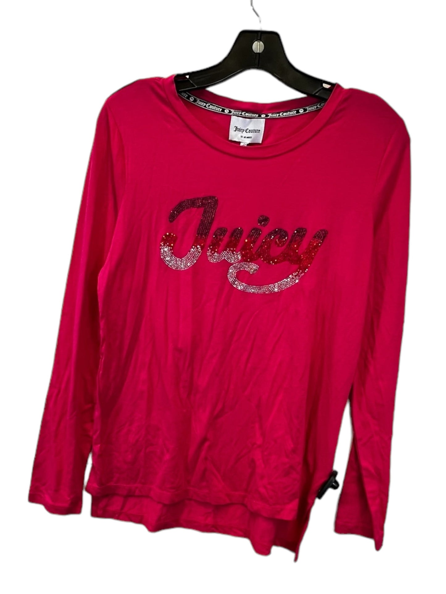 Pink Top Long Sleeve Juicy Couture, Size S
