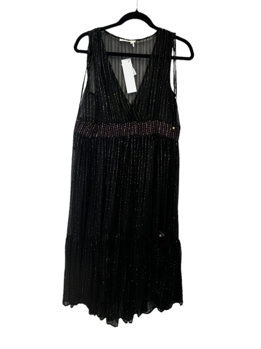 Black & Gold Dress Designer Floreat, Size Xs