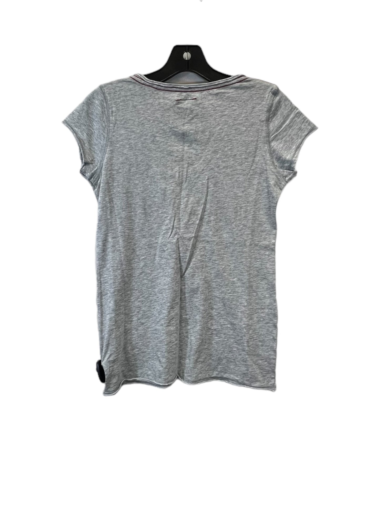 Grey & Red Top Short Sleeve Basic Gap, Size S