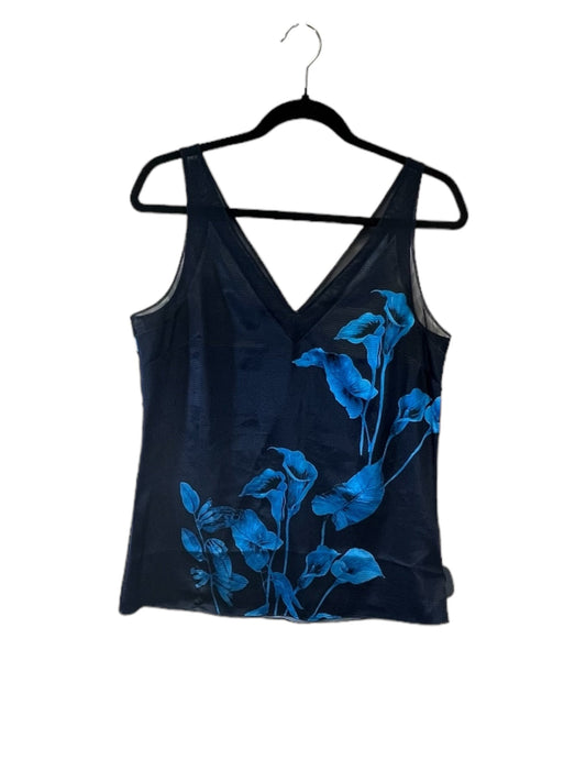 Top Sleeveless Designer By Ted Baker In Blue, Size: M