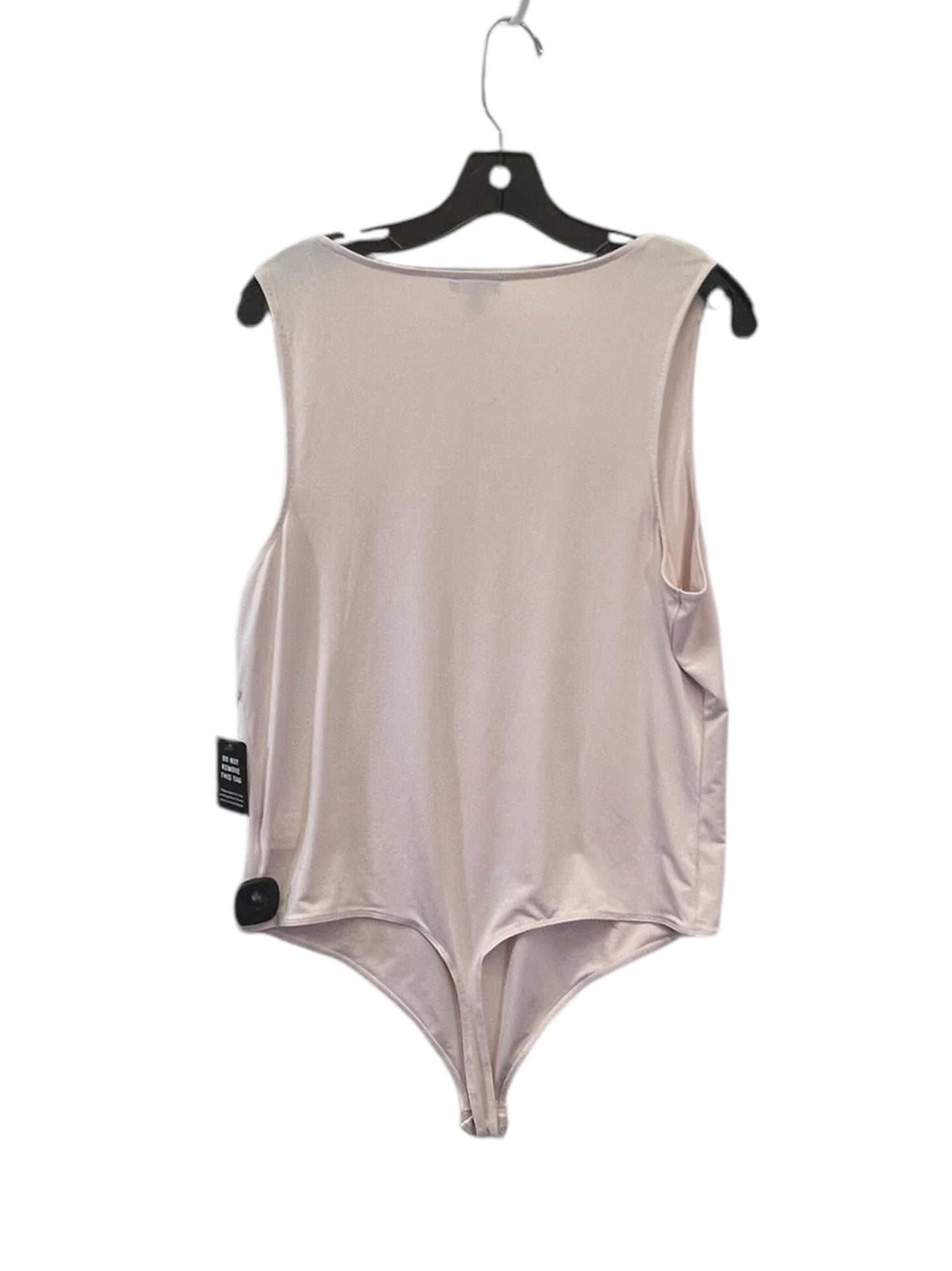 Bodysuit By Express In Pink, Size: Xl