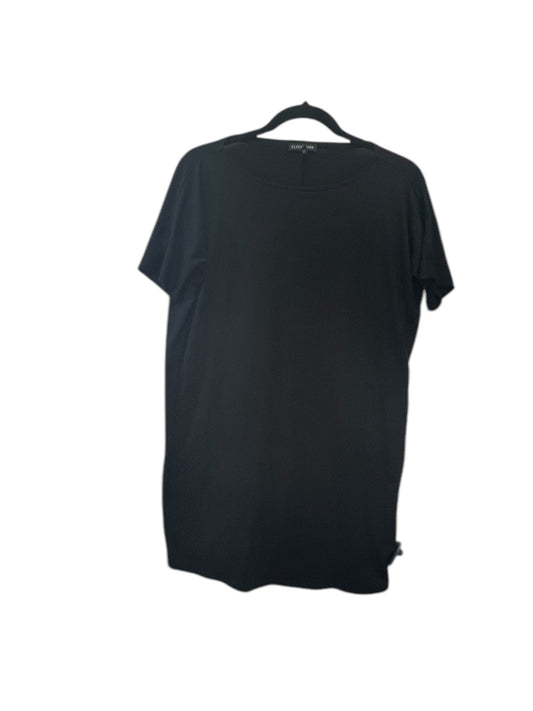 Top Short Sleeve Designer By Eileen Fisher In Black, Size: Xxs