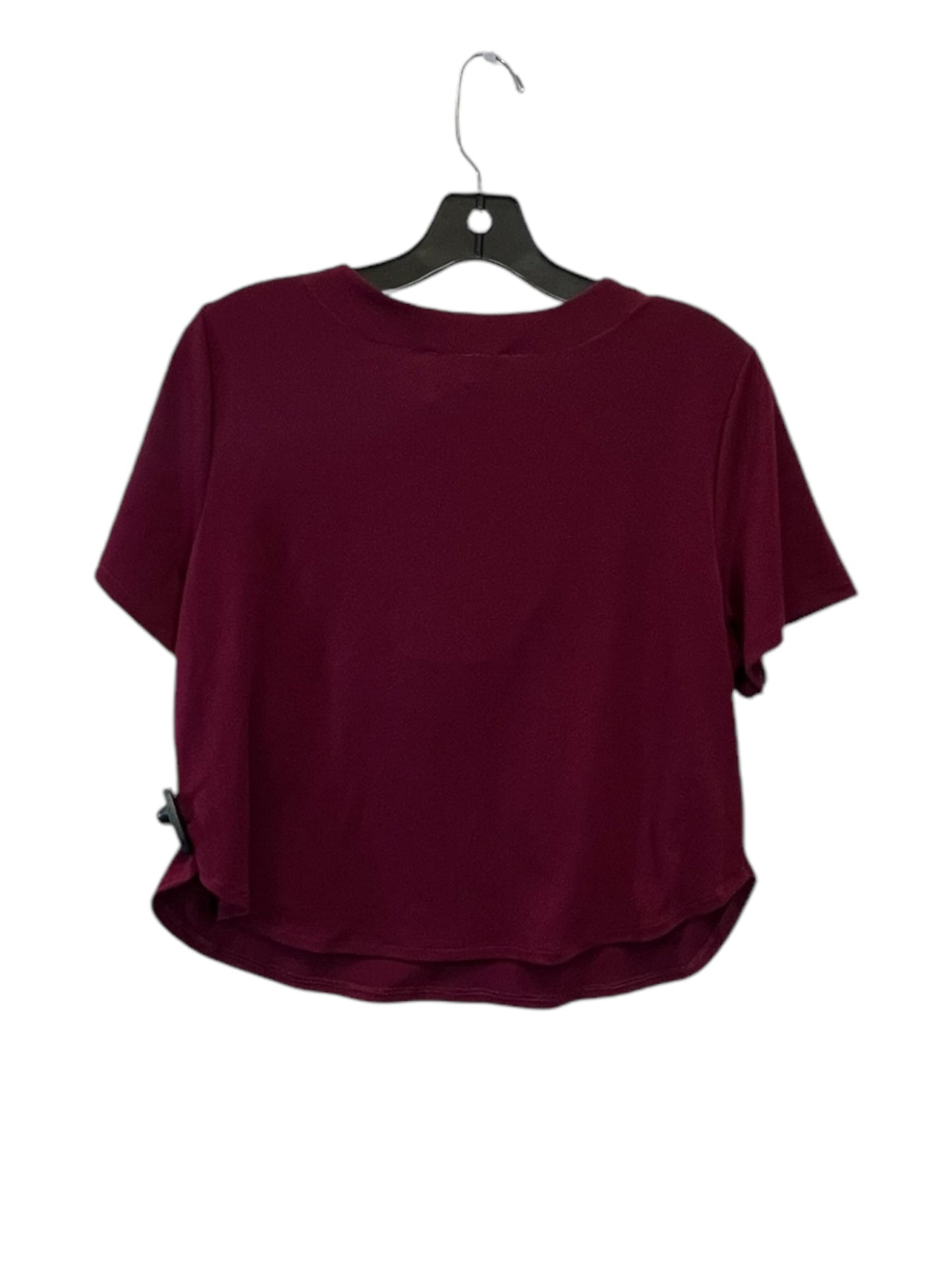 Top Short Sleeve By Express In Red, Size: M