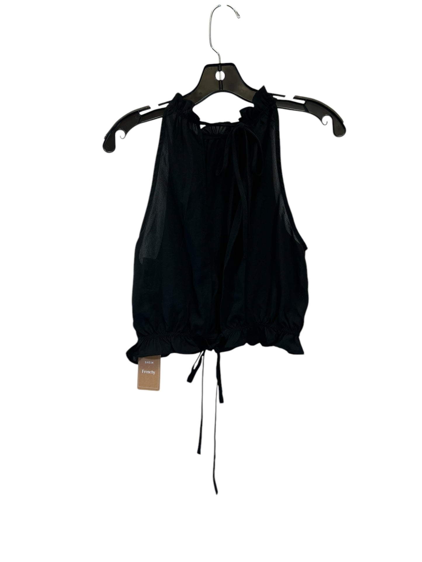 Top Sleeveless By Shein In Black, Size: S