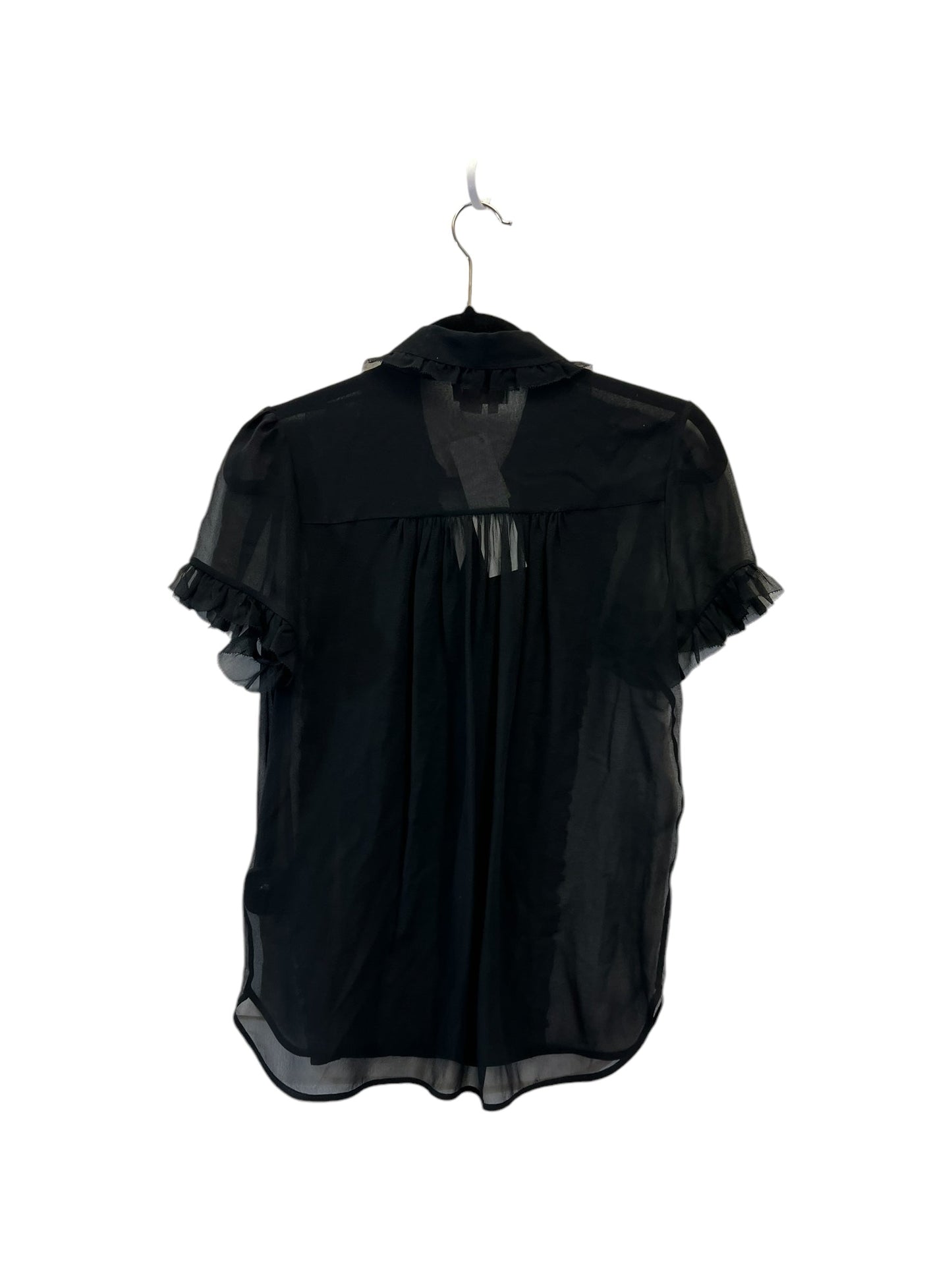 Top Short Sleeve Designer By Kate Spade In Black, Size: S