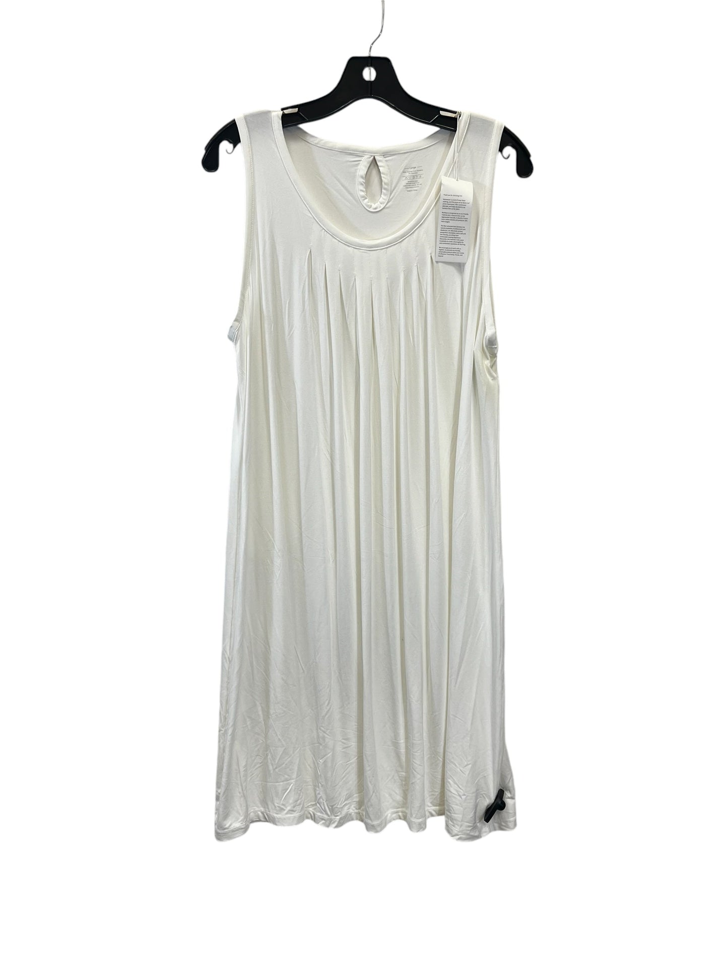 Nightgown By Clothes Mentor In White, Size: L