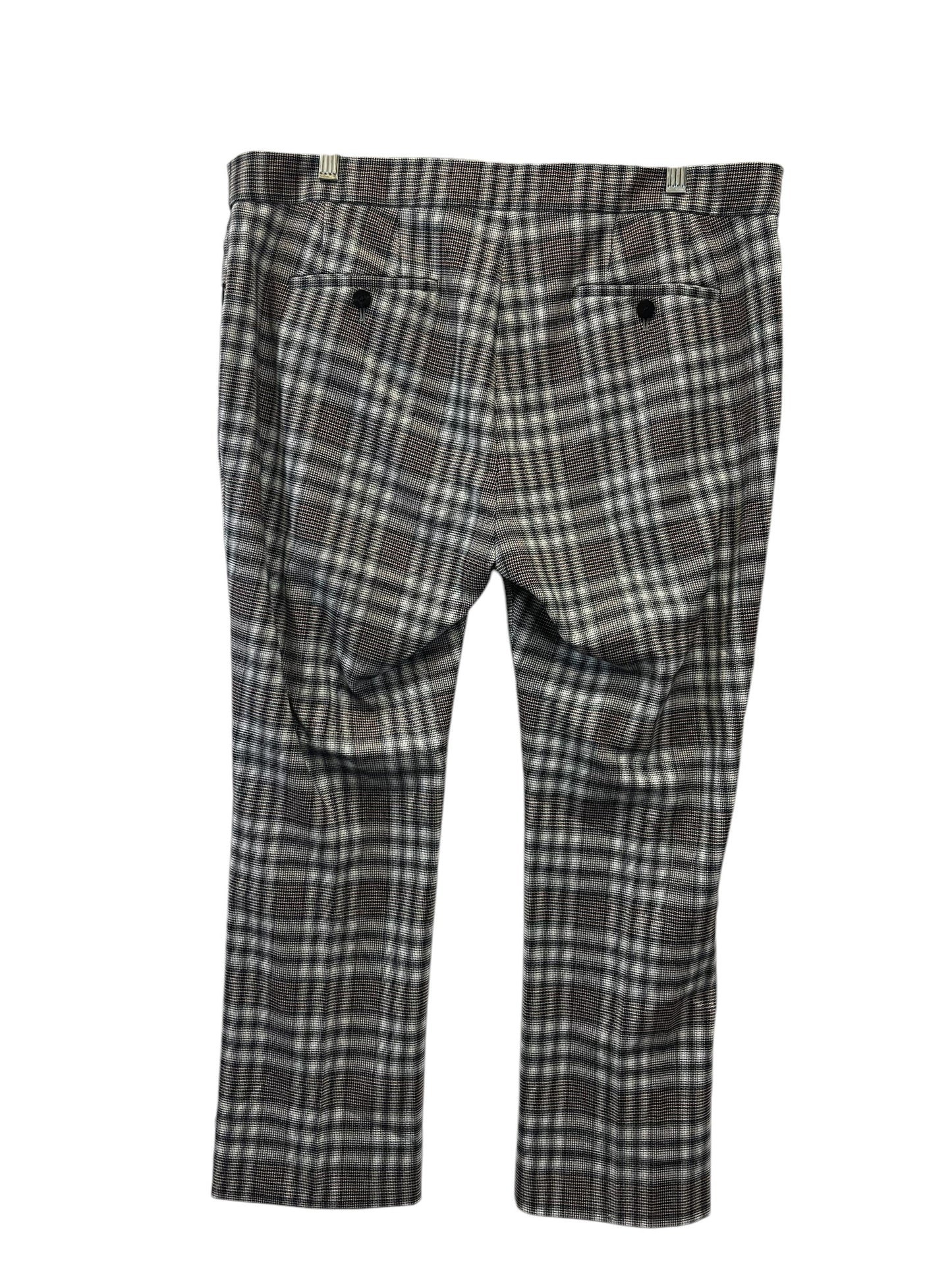 Pants Designer By Theory In Plaid Pattern, Size: 14