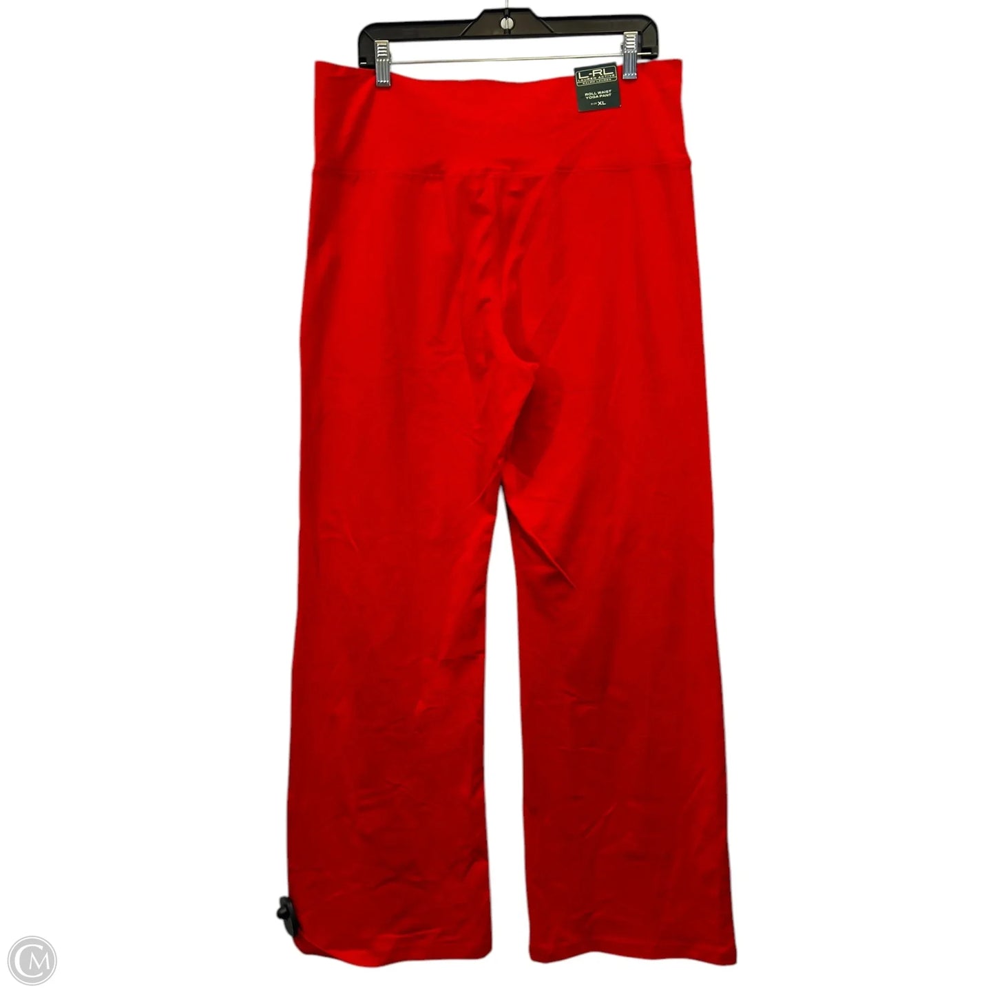 Athletic Pants By Lauren By Ralph Lauren In Orange, Size: Xl