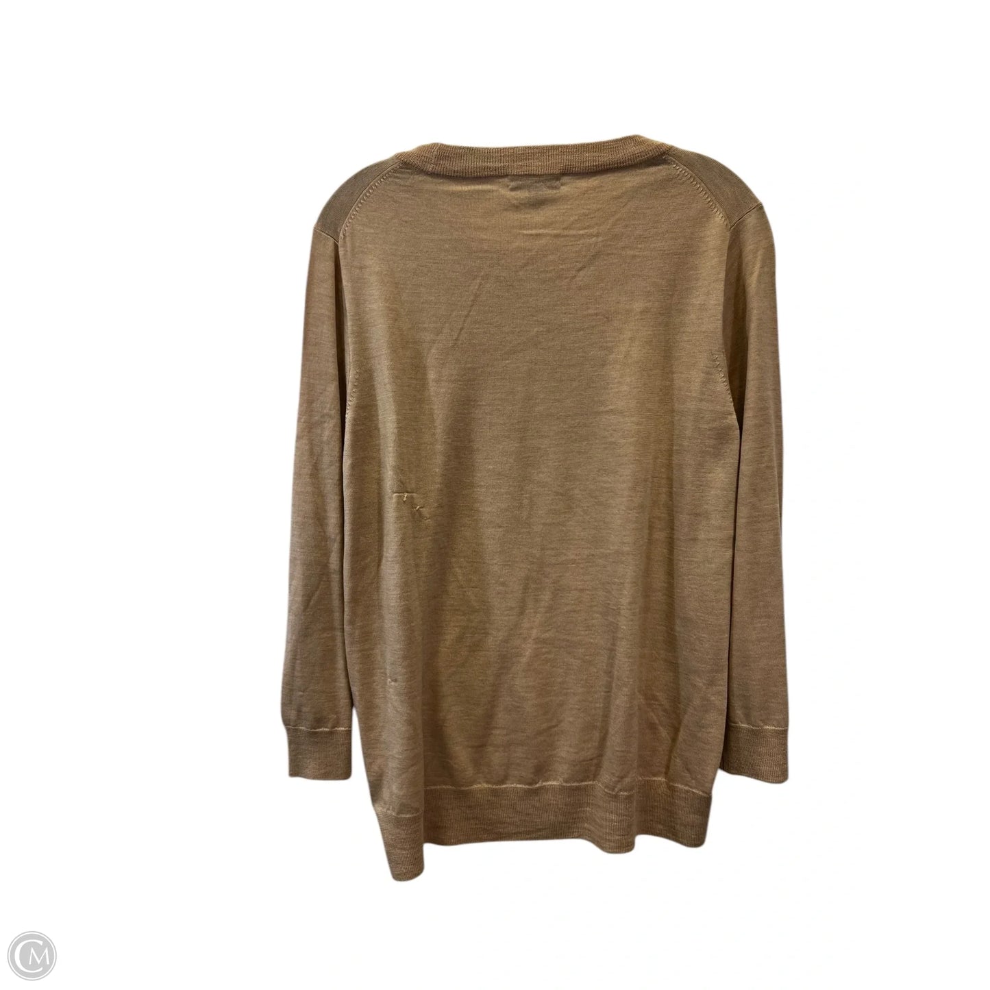 Top Long Sleeve By J. Crew In Tan, Size: Xxl