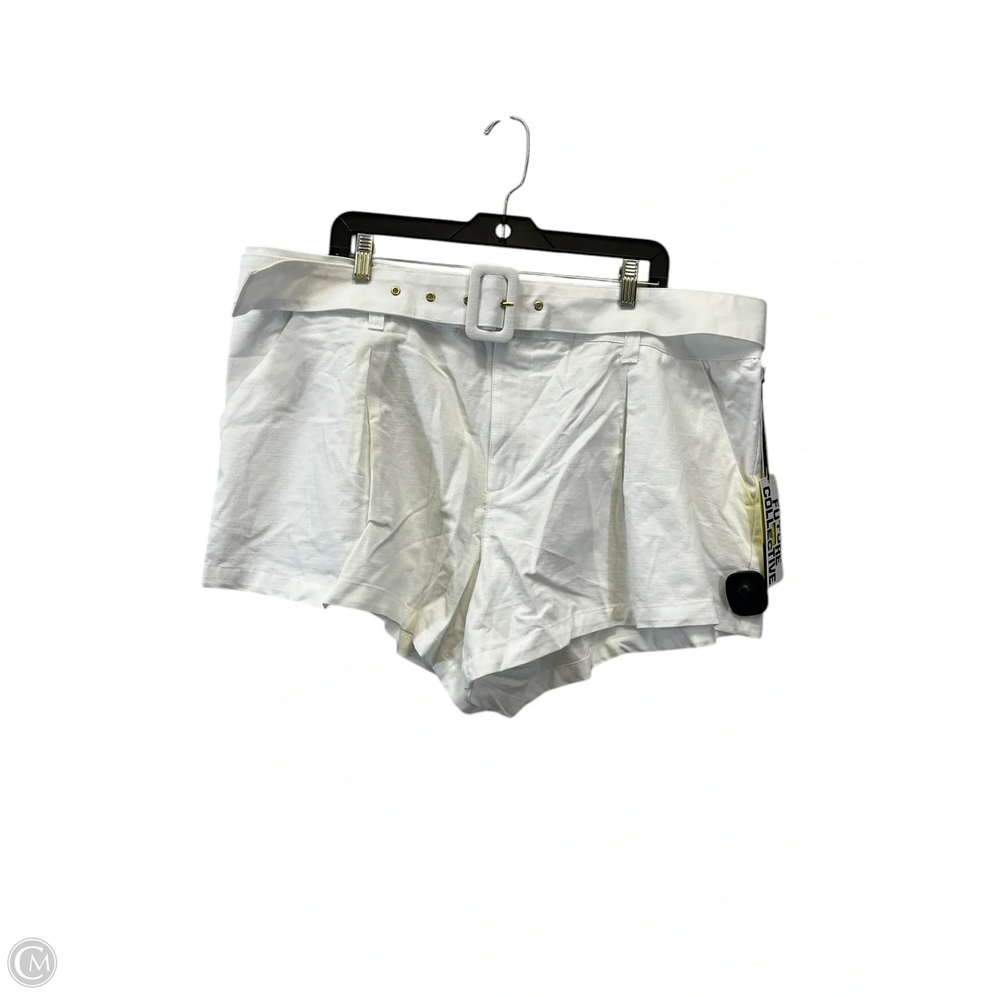 Shorts Set By Future Collective In White, Size: 3x