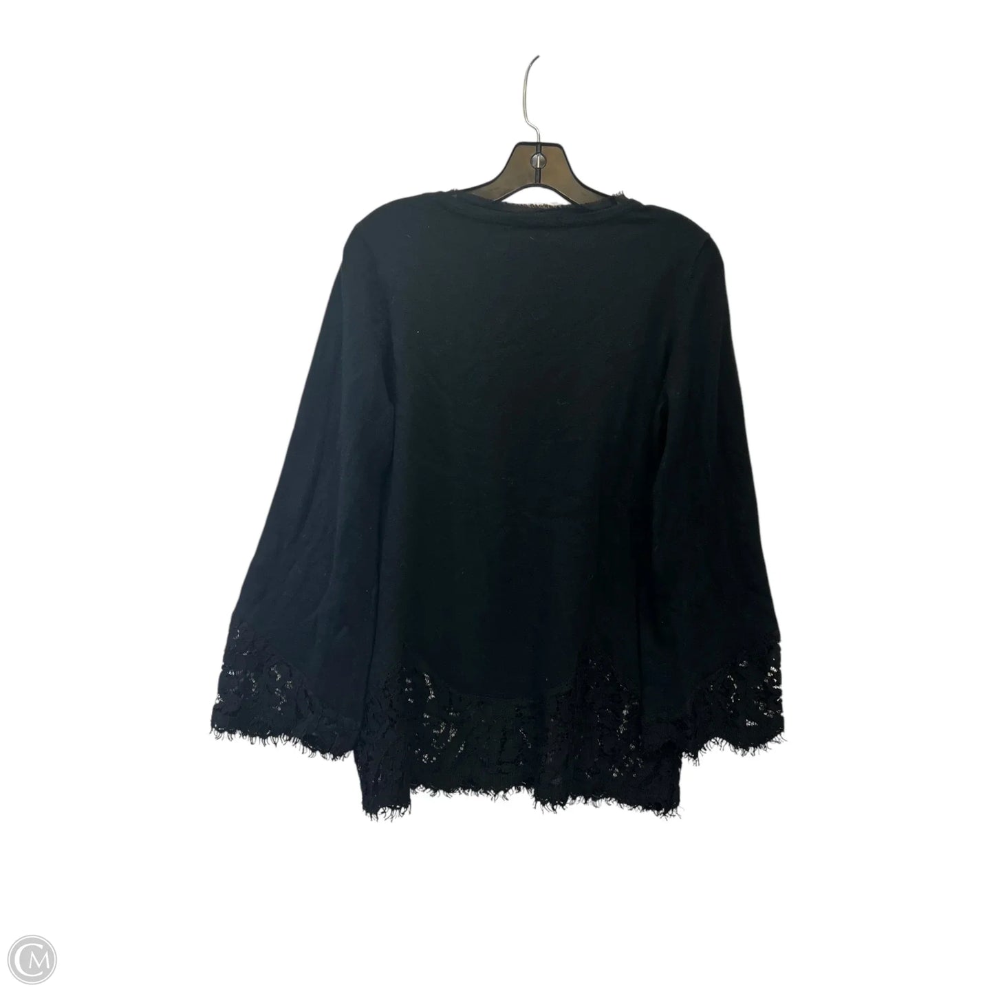 Top Long Sleeve By Soft Surroundings In Black, Size: S