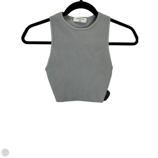 Top Sleeveless Designer By Babaton In Grey, Size: Xxs
