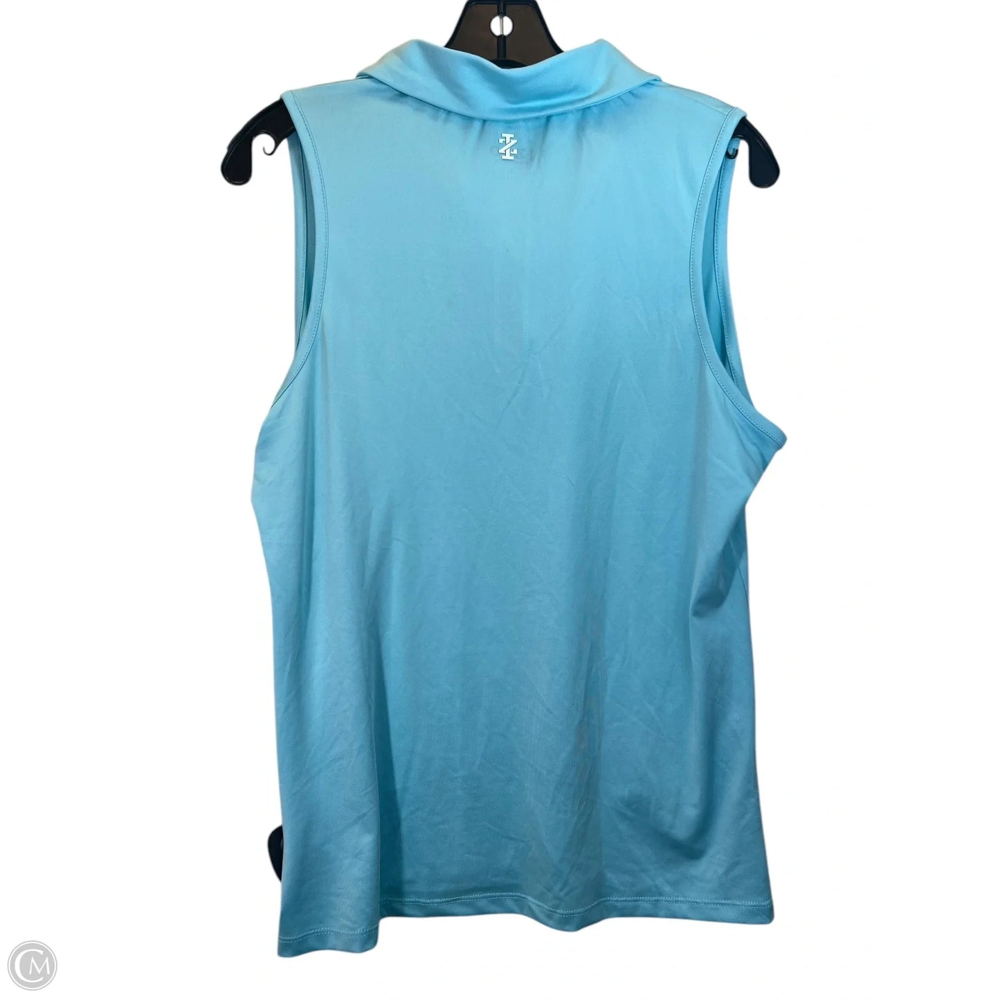 Athletic Tank Top By Izod In Blue, Size: L